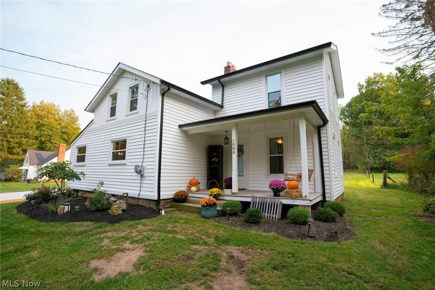 Joanna and Chip have nothing on this new listing! Welcome to 1088 Swigart Road, a completely renovated farmhouse from the inside out. Completely gutted and updated, you'll fall in love with the open Kitchen and exposed original timber framing. New white shaker cabinets, granite counters, original hardwood floors, black ss appliances and a 7-foot island. Completely open dining room with slate floor and hand-hewn timber frame beam. Feel free to entertain from kitchen to cozy living room w/wood burning fireplace. Off of living room is front porch entrance w/porch swing. The first floor features an updated full bath, laundry with built-in lockers & FF bedroom/office space. Bdrm/office has original hardwood floors, built-in dog cage and two spacious closets. Upstairs is the master bedroom that gleams w/natural light, original hardwood floors, his/her closets and charming window seat. The 2 additional bedrooms have original character and shiplap/wainscoting. Upstairs full bathroom has been u