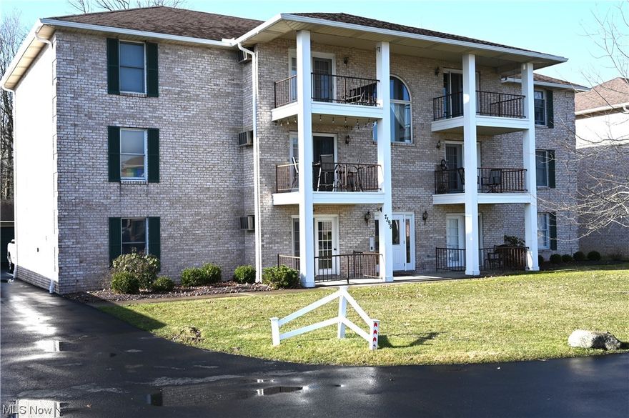 Feast your eyes on this exciting Boardman condo that's in the heart of it all!  This rare, GROUND LEVEL condo is stunning to say the least!  Located in an advantageous area for commuting, this spacious condo is impeccable.  Recently purchased, the owner had a change of plans, so in the meantime, this condo was deep-cleaned and freshly painted for the buyer!  Not to mention being on the ground floor, this building also has a back entrance for added convenience. Very clean and kept-up front entry welcomes you and your guests' arrival. Inside, you’ll find newer, stain-free carpeting, newer ceramic and an updated bath. The ample kitchen boasts nice cabinetry and newer appliances, (new disposal) with washer & dryer and two generous bedrooms. This unit offers a shared garage bay (directly across from back door) with opener and a personal storage area. Immediate occupancy. Call for your private showing today before it's GOING, GOING, GONE!