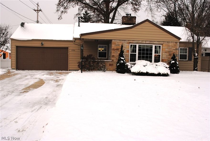 Meticulous Ranch home in Rocky River is certain to impress.  Decorated in today’s fresh colors… move in and enjoy.  Warm living room with wood burning fireplace… opens to dining room.  Remodeled kitchen 2006 and baths 2008.  Refinished hardwood floors.  Replacement windows throughout.  Roof 2011 with complete tear off.  Gutters with leaf protection.  Garage floor and 20X20 patio with fire pit 2013.  Whole home blown in insulation 2013.  50 gallon hot water tank 2015.  Updated electrical box.  Heated garage with pull down stairs to attic storage.  Close to shopping, schools, highways and airport.  Call today.