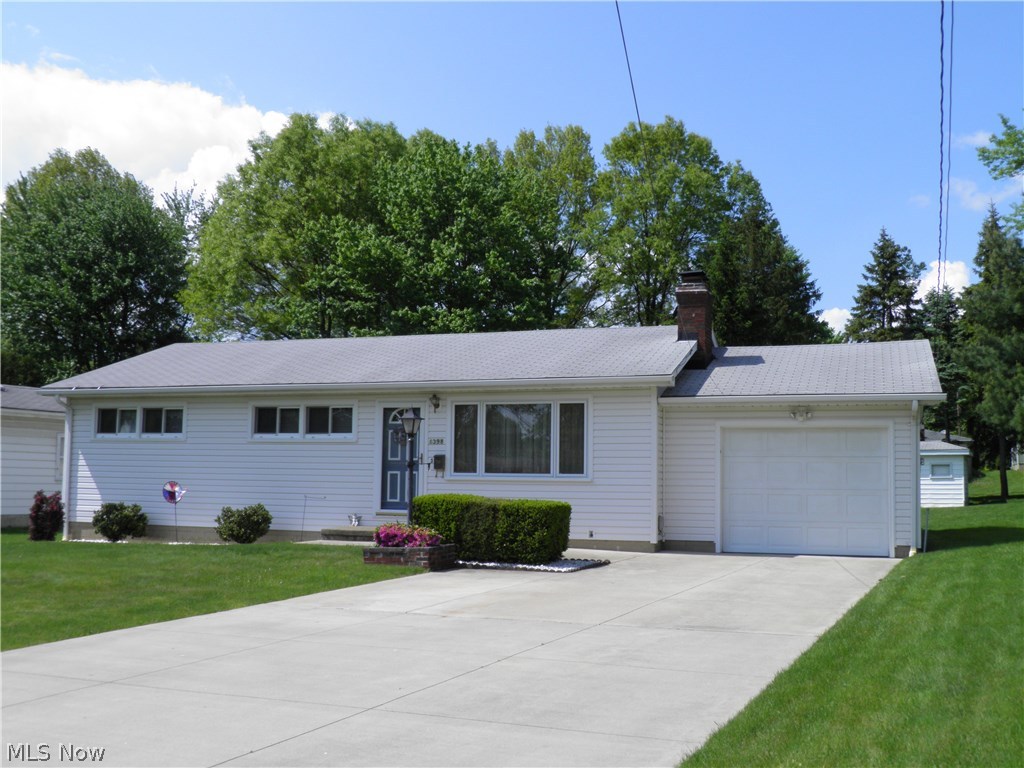 Excellent curb appeal may be the first feature you notice about this first time offered great ranch home! Neat and tidy exterior also has a large backyard with a shed! Inside, the living room has a beautiful gas fireplace. The kitchen has ample Cabinet space and counter top space, the stove and fridge & microwave stay! Large dinette opens to a family room addition with glass sliders leading to the patio! Three nice sized bedrooms and a full bath! Downstairs is a finished Rec Room, spacious with tons of potential, it was professionally waterproofed in 1969/1970, a second full bath with shower, large laundry area with washer and dryer to stay and separate utility room. Glass Block Windows. There's even an extra stove! Central air. VInyl sided. Free 2-10 home warranty offered by the seller for the first year! Attached garage with auto door opener. Awesome wide drive for additional parking and space. Patio out back overlooking the yard! Vinyl Windows. Water tank 2013. Call today to view