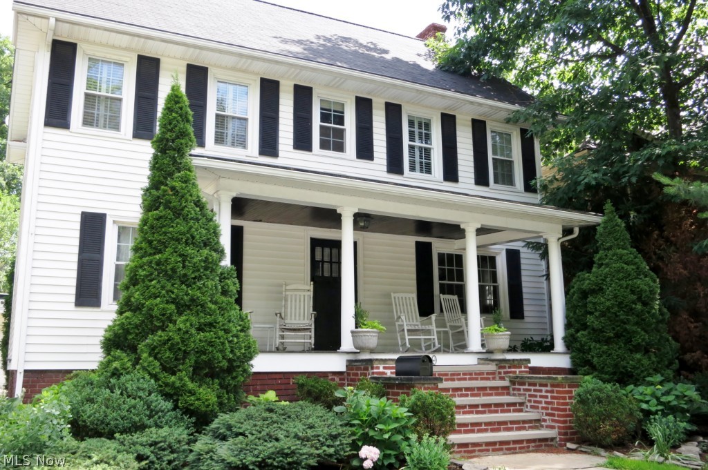 Welcome to this well-maintained center hall colonial - with central, air, 4 bedrooms and 1.1 baths - is conveniently located near hospitals and the shops and restaurants of Cedar Rd. With a big front porch, this house has great curb appeal. As you enter the front foyer, check out the warm LR w/a wood-burning FP that leads to a bright sunroom/ enclosed porch. The stunning DR has french doors & crown molding! Dark-stained hardwood floors run throughout the home. Retreat upstairs to the spacious MBR with a built-in library, modern lighting & plenty of room for a comfy couch. One BR has an adjacent sitting rm. The attic is the 4th BR and is an ideal storage space or an extra BR or playroom. Total square ft. does not include the 3rd flr.* KIT features stainless steel appliances. Modern Windows. Prof. Landscaping. Leaf Guard Gutters. BOSE sound system. Minimum of 2 year lease is preferred. ALSO LISTED FOR SALE: See MLS No. 3602475.