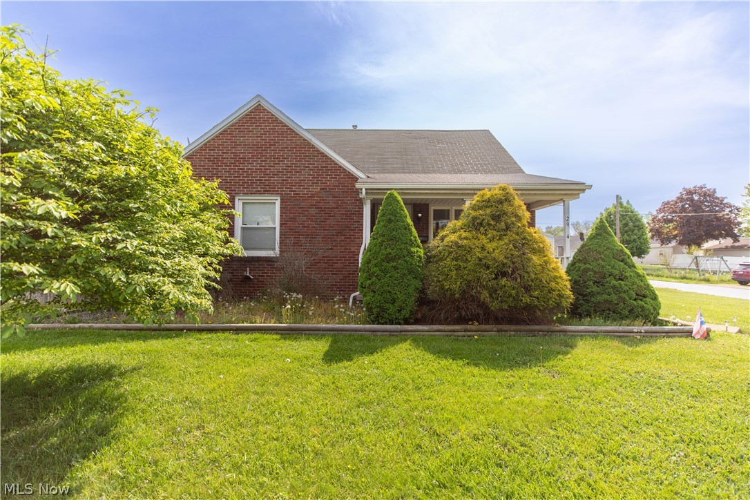 Welcome to this well maintained three-bedroom, one bathroom brick bungalow home in Canton City School District. Upon entering from the covered front porch your greeted by a spacious living room featuring hardwood floors and natural lighting connecting you to the adorable eat-in-kitchen. The main floor also has two bedrooms with hardwood floors and your full bathroom for easy main level living! Upstairs is a huge space for your third bedroom and bonus space for office or playroom. Outside there is a detached garage with spaces for 3 vehicles! Schedule your showing today because this gem won't last!