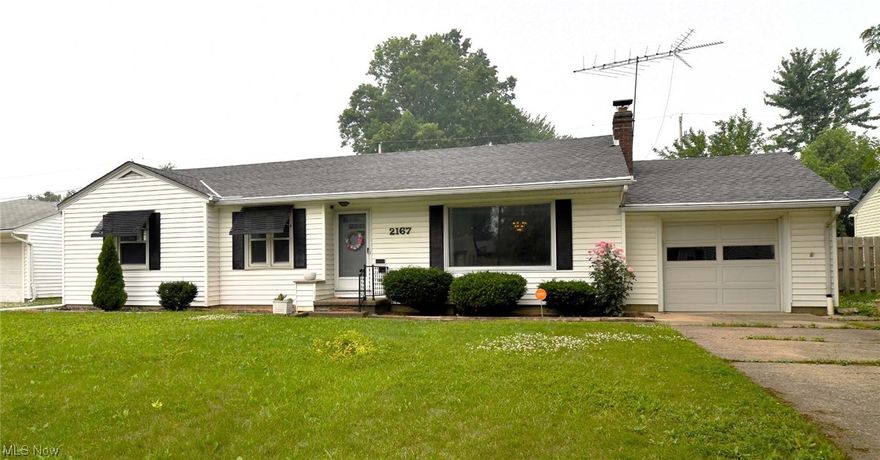 Lake-life with a POOL! This ranch home offers spacious single floor living at its finest, just one street from Lake Erie ! Lovely wide set and quiet street. Newer siding. Attached garage. Beautiful front door, with distinctive hardware,  crown molding, and decorative fireplace. Large den /great room with sliders to the pool and patio with some concrete being new. Shed in backyard stays. New AC 2022. Sun room. Tons of closets and storage! Carpet is 1 year old. Under it lies Colonial Oak floors! Many windows are vinyl. Primary ensuite has sliders to the yard, full bath and dual closets. Inground pool! Filter and motor are 2021. New toilets and plumbing 2021. Home has fabulous layout and tons of light coming in. First floor laundry. Huge waterproofed basement! A must see ! Close to French Creek Nature Center and Longfellow Park, Lakewood Beach Park, G Street Park, plus fishing access at Century Park.  Sellers have generously provided a 1 year home warranty for the Buyer's peace of mind. Please enjoy our attached video tour !