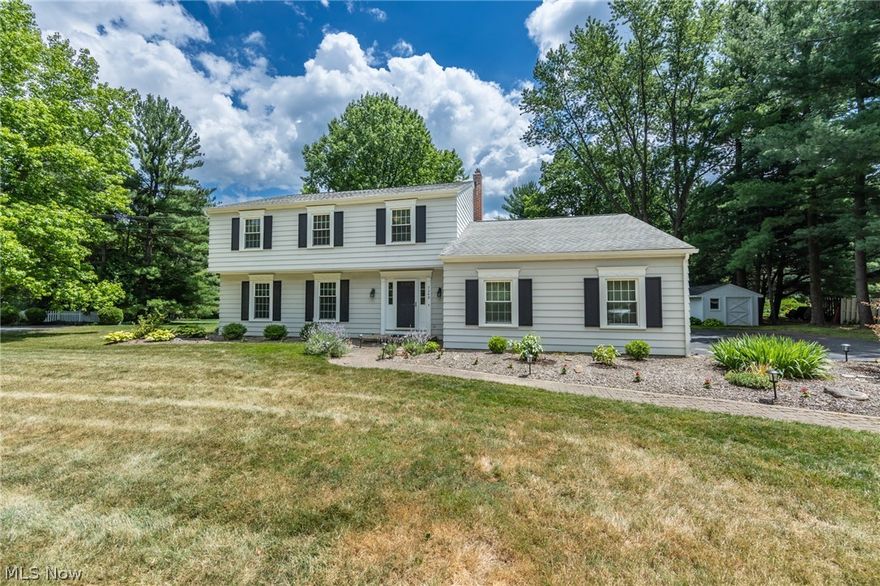 Welcome to this pristine North Hudson Connecticut Colonial Home! Everything from the gracious ceramic tile entry to all the Hardwood floors throughout which are in impeccable condition. The large formal dining room flows graciously into the dining room that is now being used as an office. The kitchen features newer upgraded appliances, full overlay custom cabinets with windows that overlook the almost acre lot. The eat in kitchen flows right into the cozy family room with stylish white brick fireplace with gas logs and includes doors to the patio with the deck. You will be impressed upstairs with the bedroom suites that are all oversized rooms with ample closets and hard wood floors. The guest bathroom has been updated with white tiling and flooring. The master is a dream that overlooks the backyard with it's own private updated bath and custom shower. The bones of this home are the best with all new windows/sliding door, sump pump/liner,  gutters & covers, A/C, HWT, Nest Thermostat ,