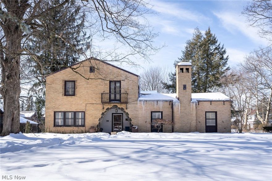 This Amazing elegant brick home was made part of The National Register of Historic Places by the United States Department of Interior. Home has so many features from the front of the home you are welcomed by this magnificent stone archway leading into the front breathtaking 2 story foyer, staircase which leads to French doors to the private balconies, with a remarkable Mahogany ceiling.  As you walk down the wide hallways of history you cannot help but notice the arches and the walls with endless detail accompanied by 6 bedrooms, and 2 full baths.  Downstairs to the main level you have a formal dining room, a living room, a private office with built in bookshelves all this with stunning original hardwood floors and mahogany woodwork and windows and doors throughout!  There is a  butler pantry off kitchen as well as a morning room, Kitchen with Corian counter-tops all appliances included, new furnace in 2009 and new roof in 2010. The woodwork is one of the highlights of this home it is