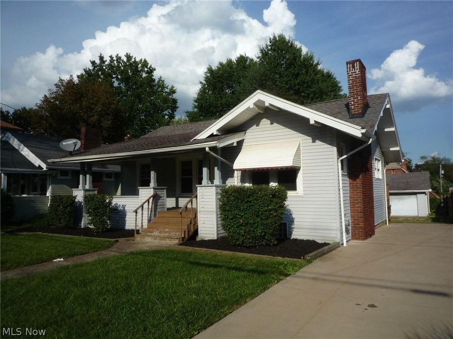 Charming 2 BR Bungalow in Akron's Goodyear Hts.  Enjoy Summer nights on the front porch, or cool off on the rear deck. 2 Car Detached Garage. Formal Dining Room.  Close to all sorts of shopping and restaurants.  This is a Fannie Mae HomePath Property.
