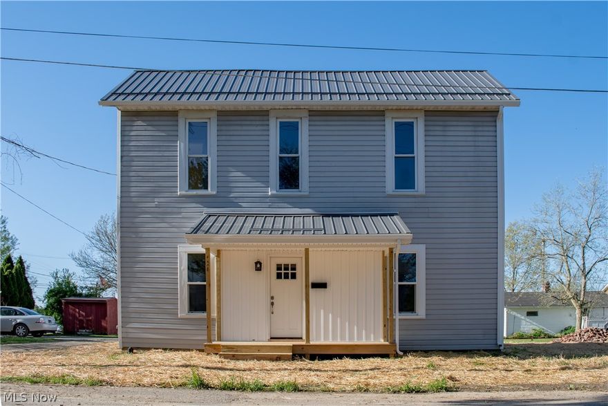This Completely Renovated 1900's home awaits its new family! Conveniently located by Byesville Elementary & close to I-77 this 4BR, 2BA home is a true definition of move-in ready. New Roof, Windows, Siding, Insulation, Electrical, HVAC, Plumbing, Hot Water Heater, Kitchen, Baths, Flooring, Drywall, Paint, Fixtures, Appliances, Doors, Porch, Deck & so much more! 1st Floor Laundry, 1st Floor Bedroom & Bath. Off Street Parking, New Grass Seed Planted. Call today to see your New Home!