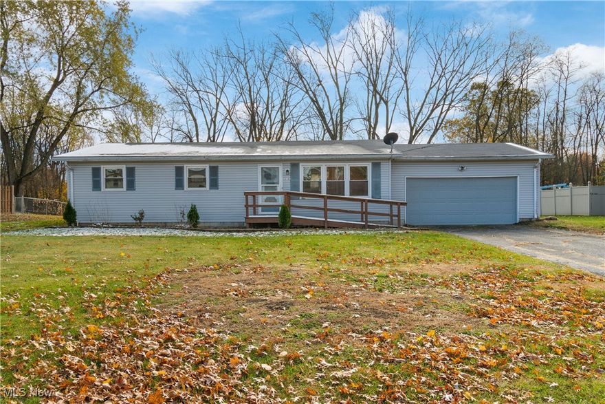 Tucked away on a quiet street, this 3-bedroom, 1.5-bath ranch offers the perfect blend of comfort and potential. With 1,260 square feet of single-level living plus a partially finished basement for extra living space, there’s room for everyone to spread out. You’ll love the open layout featuring cathedral ceilings, updated windows, and newer flooring and trim in the main living areas. Outside, enjoy a large backyard that backs up to a peaceful creek—a great spot for entertaining or relaxing. With an updated roof and several modern touches already in place, this home is move-in ready with plenty of opportunity to make it your own.