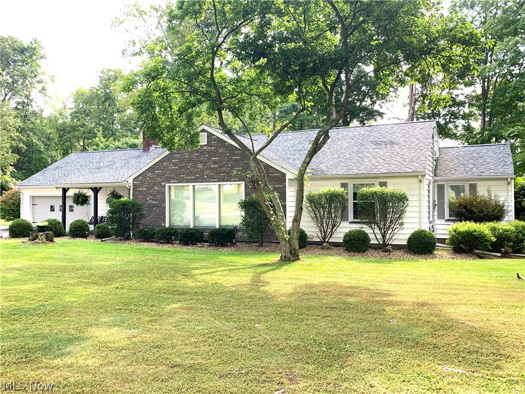 This fantastic ranch home on 1 acre has many features and updates. It offers over 2,000sf of living space, not including finished room in basement. Spacious living room and dining area, remodeled kitchen with new flooring. Open concept living in great room, dining area, and kitchen. This home includes 4-5 bedrooms and 3 bathrooms. Main level of home features open living room with fireplace, and dining area, office / den with fireplace, remodeled kitchen with new flooring, remodeled bath. Kitchen appliances and island are negotiable. Custom mantle and electric fireplace in main room and master bedroom. Master bedroom includes cedar lined closet and private bath,and electric fireplace. 2nd bedroom also on 1st floor. Laundry room conveniently located next to kitchen. Upstairs is finished with 2 additional bedrooms and large storage area. Full basement has family room and area for 5th bedroom, bathroom. Back yard has fenced in area with gorgeous 2 level deck and fire pit. 2 car attached