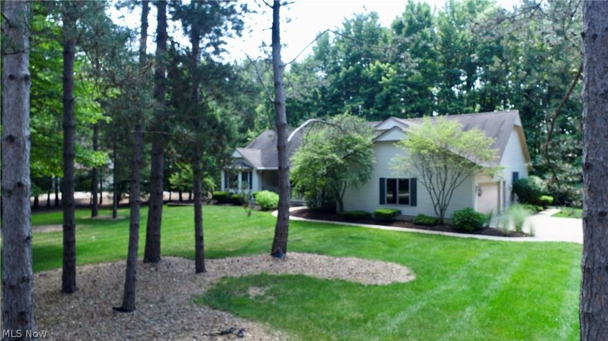 Call your agent, call your lender and don't miss out on this opportunity to own your home in the Valley City Rivers Edge community. Surrounded by trees with a serene setting that will bring you peace. This 3 bedroom ranch home is ready for the taking and ready for your updates. Built in 2004 with just under 2400 sq ft, you will have room to grow in this spacious home. The basement is unfinished but is plumbed for an additional bathroom and is a huge space ready for your vision.