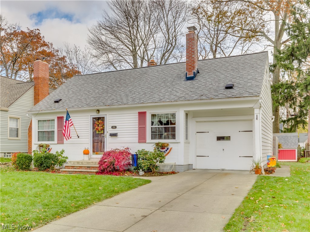 Terrific Cape Cod in the heart of Cuyahoga Falls! Featuring a comfy formal living room with bright natural hard wood flooring and a gas fire place, an eat-in kitchen with all appliances included and a bay window that boasts a pleasant view of the treed back yard, a second floor master bedroom and two first floor bedrooms. Having two full baths is a definite plus. The Rec Room increases your living space and gives you more room for entertaining. You will also enjoy the attached garage when the snow starts to fly. Some of the recent updates include: Windows 2011, Basement shower 2013, gutter guards 2017, rec room carpet 2015, hot water tank 2017, furnace 2018, sump pump 2008 and battery backup 2015, disposal 2014, refrigerator 2016 and privacy fence 2015. The beautiful lot includes a fabulous private patio and large storage barn. Located close to Portage Crossings and Route 8, 2141 15th St is the entire package. Don't let this one get by without taking a look. Call for your privat