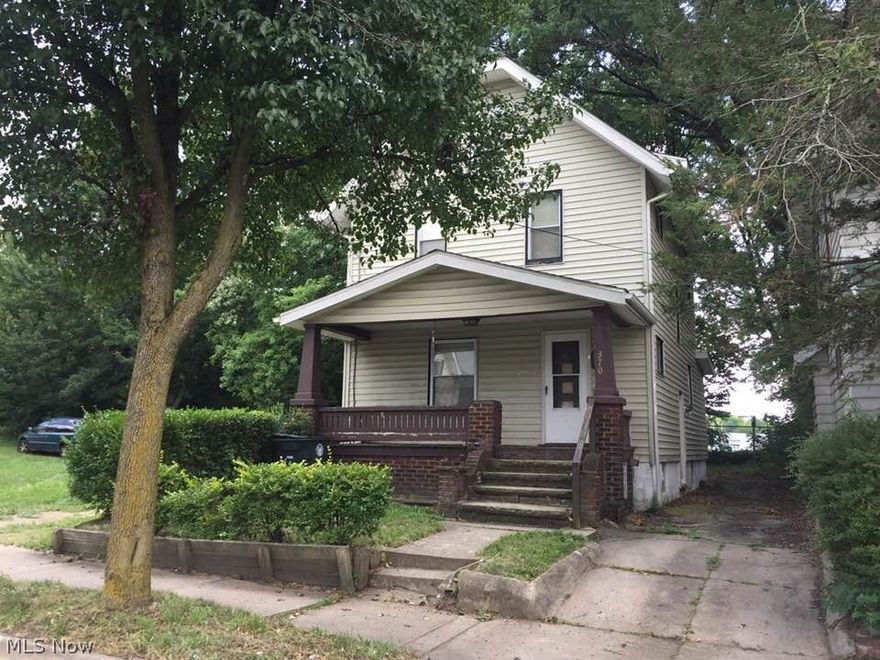 Solid home in good shape.  3 bedrooms.  Full basement.  Covered front porch and back porch.  Lots of character and charm.  Original woodwork.  Good investment opportunity.  Newer windows.