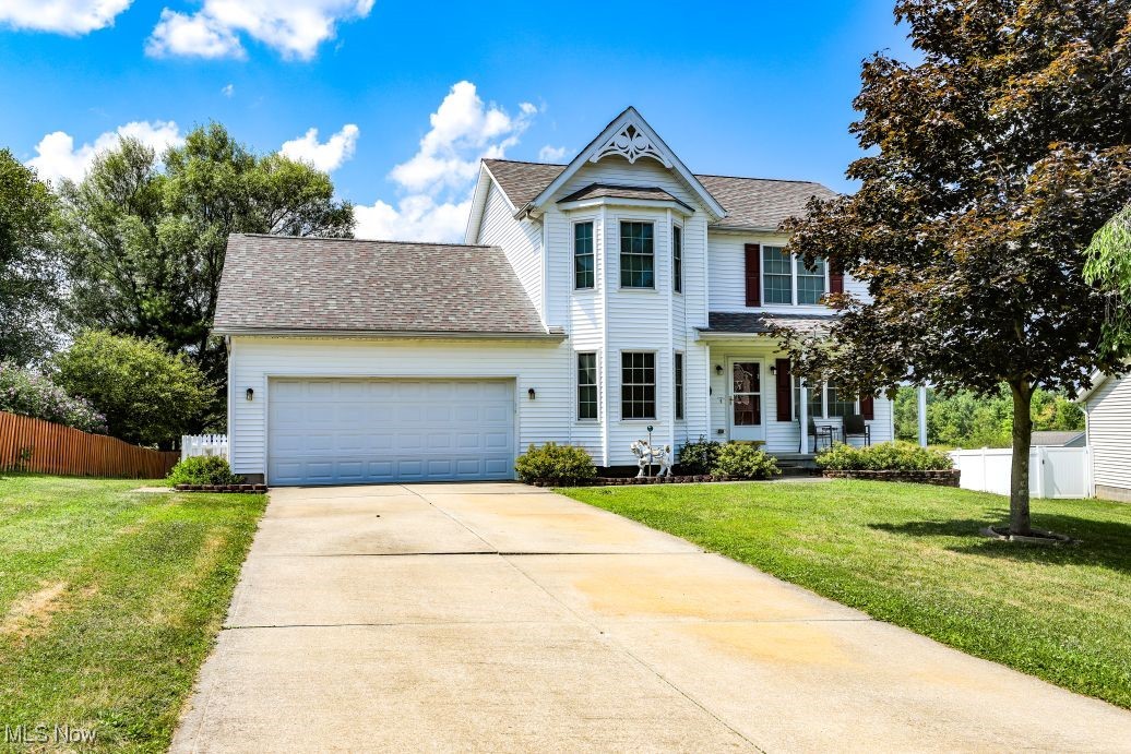 Welcome to 1006 Brittingham Drive located on a Cul de Sac in the desirable Annevar Estates in Ravenna! This one owner home has been well-maintained and is move-in ready. The home features 1,668 Sq. Ft. of living space with 3 nice sized bedrooms and 2.5 bathrooms including the Primary bedroom with walk-in closet and en-suite bathroom. The spacious eat-in kitchen has new Quartz countertops and LVP flooring, and has access to the large deck with automatic sun setter awning. The formal dining room and living room are the perfect size for hosting gatherings and feature new LVP flooring and neutral paint. Additionally, you will find the laundry on the 1st floor, an unfinished basement with ample storage, a 2 car attached and heated garage with attic for storage, and a storage shed out back. There have been a lot of recent upgrades and improvements over the last few years including LVP flooring 1st floor, Quartz countertops- kitchen and 1st floor powder room, new sliding door to deck (approx. 1 yr.), New Windows (approx. 1.5 yrs.), New roof house and shed (approx. 2 yrs.), New HWT (approx. 4-5 yrs.), New Furnace and A/C (approx. 3 yrs.), New Sump Pump (approx. 3-4 yrs.).