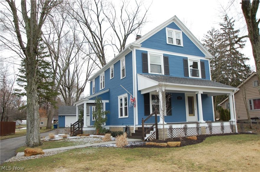Totally renovated 3 story colonial with 4 bedrooms and 2 full baths. This home features a 10 x10 Bamboo wood foyer entry, living room with new bamboo floor, Dining room with new bamboo floor, Kitchen/dinette with all new ceramic floor and new cabinets and granite countertops plus all new slate stainless appliances. The full bath on the first floor is all brand new with ceramic tile floor and glass shower. The second floor has master bedroom and 2 additional bedrooms all with new carpet. The 3rd floor is finished into a cool bonus room 30x13 with new wood ceiling and carpet and it has its own heating and cooling system. Updates in 2017 include Roof shingles, furnace with newer air, HWT, carpet and paint, all baths and kitchen, all light fixtures and wood flooring. The exterior was also painted and features a 3 car garage.