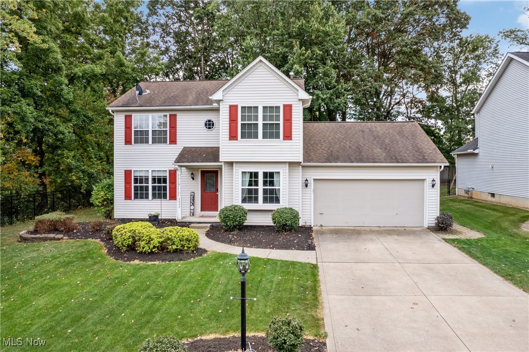 This beautifully maintained 3-bedroom, 2.5-bath colonial is ideally located just minutes from all the shopping, dining, and amenities Brunswick has to offer. The main level features a spacious living room, a formal dining area, and an updated kitchen complete with granite countertops and stainless steel appliances. You'll also appreciate the convenience of a first-floor laundry room and a half bathroom! Upstairs, the primary bedroom includes a walk-in closet and a luxurious en suite bathroom with a double vanity, soaking tub, and separate shower. Two additional bedrooms and a full bath complete the second floor. The finished basement offers even more living space that is perfect for a rec room, home theater, or playroom. Outside, the fully fenced backyard includes a large patio, making it a great spot to relax or entertain, with endless potential for your landscaping vision. Don’t miss the opportunity to make this wonderful home yours!
