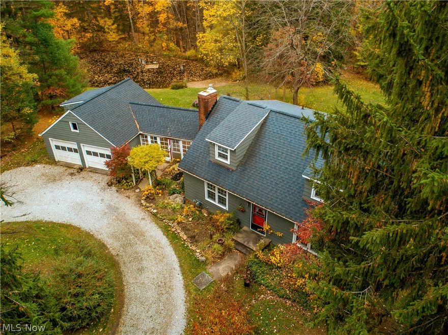 USDA APPROVED - 0% Down on this incredible loan!!! Truly one of a kind! This Cape Cod style home is suited on 8.35 private acres with a pond visible from the breeze way and brick patio. Inside the home features old charm and hardwood floors throughout the majority of the house. Beautiful sandstone steps from the walk out basement lead you to the outdoor garden. Many recent updates include the furnace, air conditioner and air purifier, roof, windows, septic tank, electrical box & gutters.