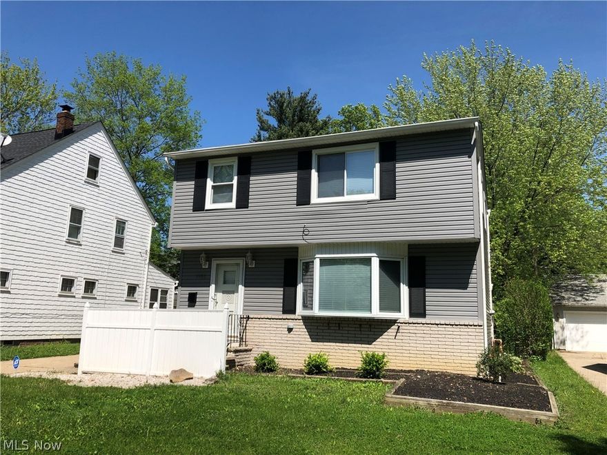 This is a terrific HOUSE!! Built in 1971 this 3 Bedroom/1.5 Bath has been renovated with the past 2 years. The home boast gleaming hardwood floors, updated kitchen with custom cabinets, updated baths with modern ceramic tub and shower surround. This property has ample size bedrooms, finished basement with glass block windows. 2-car garage with an extra concrete pad and a large deck that overlooks the back yard. Take minute..Take a look and you won't be disappointed.