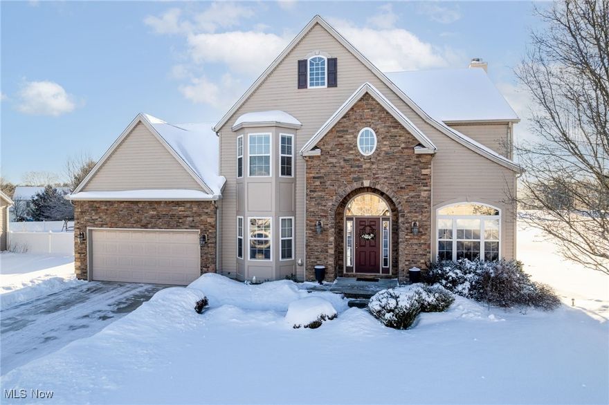 Nestled in the desirable Windsor Park community, this exceptional four-bedroom residence offers an impressive 2,598 square feet of thoughtfully designed living space. The generous lot provides the perfect canvas for outdoor entertaining and everyday enjoyment, complemented by a beautifully stamped patio installed in 2006 that serves as an ideal gathering spot for family and friends. Step inside to discover a home that has been meticulously maintained and updated for modern living. The main floor showcases fresh carpeting installed in 2024, while the second floor received the same treatment in 2023, ensuring comfort underfoot throughout. The kitchen has been enhanced with newer appliances including a stove, microwave, and dishwasher, all updated in 2024 to meet today's culinary demands. The primary suite features a recently updated shower stall, offering a private retreat after long days. With two full and 2 half bathrooms total, morning routines flow seamlessly for the entire household. A newer furnace provides efficient climate control and peace of mind through Ohio's variable seasons. This location truly shines for those who appreciate both tranquility and convenience. The charming Historic Medina Public Square, with its delightful shops and dining establishments including local favorites, sits just moments away, providing that quintessential small-town atmosphere residents cherish. This is a rare opportunity to claim your place in one of Medina's most sought-after neighborhoods. Schedule your private showing today to experience everything this remarkable property has to offer.