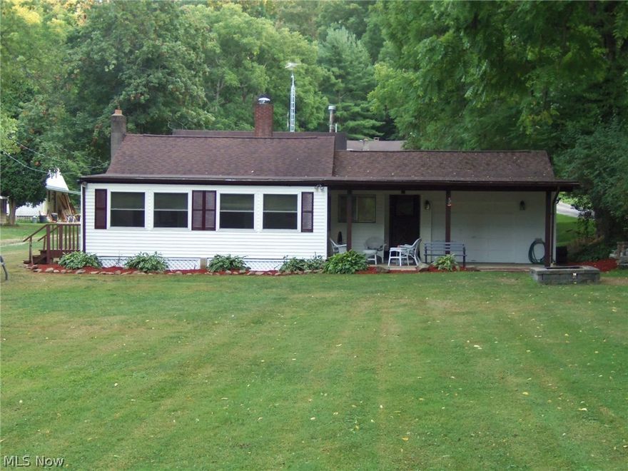 NEWLY RENOVATED! DON"T MISS THIS!  Cottage at Leesville Lake, three bedroom, one bath. Owners just renovated cottage. Ready to move in! Nothing for you to do! This property is a corner lot and the last before the lake! No hills or banks to climb, flat yard with view of the lake, Across the road is public hunting ground. New paint on the inside & outside, neat as a pin, new landscaping. Appliances included. Take another look if you have seen it previously, you will be amazed!