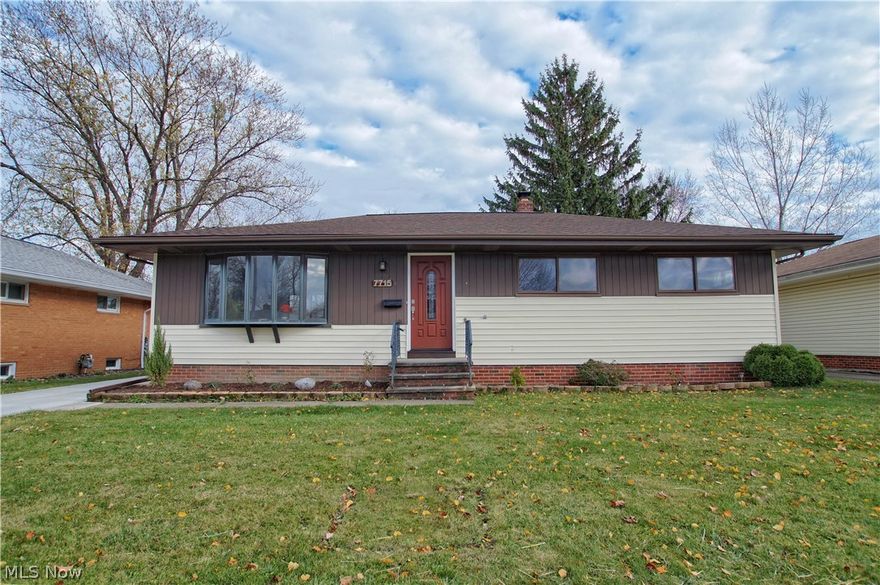 Welcome home! Updated 3 bedroom, 1.5 bathroom Parma ranch. New flooring, new light fixtures, and fresh paint throughout. Both bathrooms have been remodeled. New plumbing fixtures in both. Tile surround in the full bathroom. The kitchen includes granite countertops with under mount sink, subway tile backsplash, and new appliances. Oven/range has the ability to sync to a smart phone device. How convenient! Additional updates include a new electric panel AND finished basement with a steel reinforced wall.