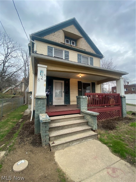 Well maintained 4 bedroom 1 bath! Front enclosed porch to enjoy. Large living area 1st floor bedroom and formal dining room. Kitchen includes all appliances. Upper level includes full bath and 2 nice sized bedrooms and closet space. Lower level is dry and includes washer/dryer. Open to Section 8 4 bedroom voucher. Garage is available for tenant's use for an additional charge a month.