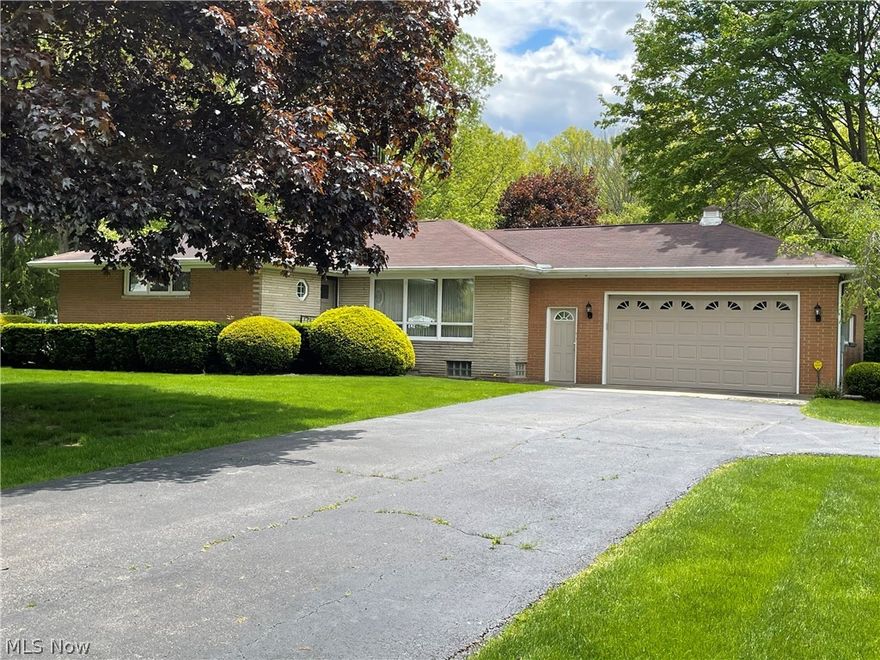 This custom built ranch is a 1 owner home and has been well maintained. There are wood floors through-out most of the house. There is plenty of room on the back deck and 4 seasons room for entertaining or just watching the deer and the turkey come out of the woods. If it starts to get chilly just step into the family room, turn on the free gas fireplace and continue to enjoy the view! Just off the family room is the kitchen dining and formal living room with an open concept. An oversized attached garage makes it easy for carrying groceries to the kitchen. In the basement is an area that has started to be finished with another fireplace incase you need more entertaining area.  Did I mention the brick and stone exterior makes for easy maintenance. Just sit back and enjoy this one story living.