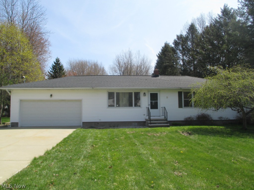 Beautifully remodeled ranch home ! New carpeting, new vinyl flooring, new appliances and fresh paint throughout. Eat-in-kitchen features dishwasher, stove and microhood. Finished Rec Room in basement with walk-out to 2 car attached garage. Enjoy the half acre lot with fencing. Don't miss this one! Great value! This is a Fannie Mae HomePath Property.
