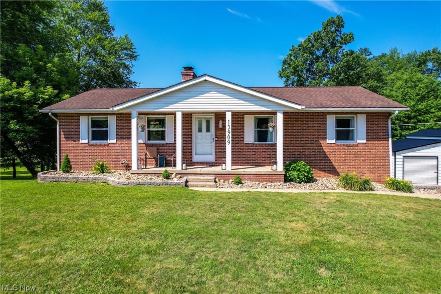 Homestead living, but still be close to it all! Selling two parcels together (approximately 1.4 acres) with solid all brick raised ranch, fenced in yard, BRAND NEW 3 car garage and/or workshop, low maintenance landscaping, your own stocked pond, adorable chicken coop, composite deck, and more! 2019 new windows & HVAC. Inside is completely refinished top to bottom with all hard surface flooring, new kitchen with all appliances. 3 bedrooms and 2 full bathrooms upstairs. Basement is completely finished as full walkout with additional half bath. So much to love and make it your own, welcome home! Many items negotiable in sale.