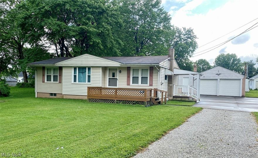 3-Bedroom Ranch Home W/ 2-Car Garage On .3 Acres - On-Site & Online Bidding Available On Real Estate Only - Tuscarawas Twp. - Tuslaw Schools - Stark County, OH - ABSOLUTE AUCTION, all sells to the highest bidders. ONLINE BIDDING BEGINS FRIDAY – JULY 8, 2022 – 12:00 PM and AUCTION LIVE ON-SITE BIDDING WILL BEGIN TUESDAY - JULY 12, 2022 - 5:30 PM, REAL ESTATE SELLS AT 6:00 PM. Real Estate: Vinyl-sided home built in 1961 with front deck entrance. Home features a living room, dining room with hardwood floors, kitchen with gas range and refrigerator, and a side door entrance with a covered porch. 3 bedrooms and full bath. Full divided basement. Gas F/A heat. Detached 2-car garage w/ door openers, shop area, and man door. Small storage building at the back. All situated on .3 acres. Taxes per half year $681.06. TERMS ON REAL ESTATE: 10% down auction day, balance due at closing. A 10% buyer’s premium will be added to the highest bid to establish the purchase price. Any desired inspections mus