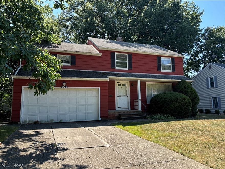 Location! Location!  Welcome to 3966 Princeton Blvd.  Priced to sell!  Upgrade her, bring her back to life and enjoy wonderful evenings in the spacious backyard with mature trees.  4 Bedrooms, a private 2-car garage located on a spacious lot. Plus, there is residential new construction just a few blocks away! This home is less that 1/2 hour drive to Case Western Reserve University, Cleveland Clinic Main Campus, University Hospitals, the Cleveland Orchestra and more.  The home is located on a scenic lot featuring beautiful mature trees, a quiet street with friendly neighbors. This is a plus to your investment portfolio.