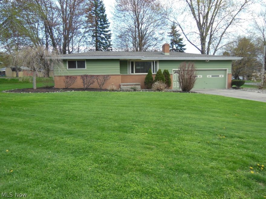 Cozy 3 Bedroom Ranch with 2.5 Baths.  Large living room with fireplace.  35x15 Rec-Room in the basement that is awesome.  2-Car garage.  Roof 2010. 7x22 work room behind the garage.  Also has a shed.