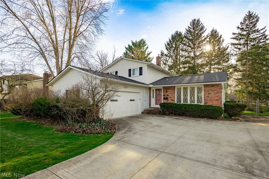 Welcome to this meticulously maintained split-level home in the heart of Solon! The extensive list of updates (found in supplements) combined with neutral decor makes this home ready for your personal touch. The inviting living room and adjoining dining room have hardwood flooring. The first floor also includes the fourth bedroom/office with a gorgeous remodeled full bath nearby! The well-equipped eat-in kitchen has a newer dishwasher, sink & faucet, and skylight, installed along with the new roof in Sept. 2023! Steps away, the comfortable family room has a gas log fireplace and sliding glass door with adjustable interior (inside panes of glass) mini blinds! Enjoy the views of the private fenced yard on the patio with a remote-controlled awning! Upstairs, three bedrooms have newer carpeting, generous closet space, and share the Jack & Jill hall bath. The lower level has a recreation room, perfect for games, exercise or just hanging out. Newer HVAC, hot water tank, and so much more! Close to award-winning schools, shopping, and highways, this one won't last! UPDATE!  SELLER IS ENTERTAINING HIGHEST AND BEST OFFERS IN WRITING BY 5PM SUNDAY APRIL 7TH.