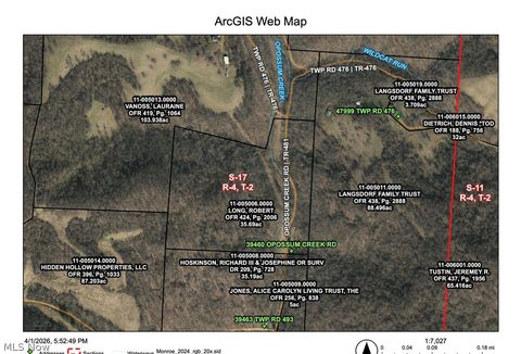 Tiny photo for 39460 Opossum Creek Road, Sardis, OH 43946 (MLS # 5198053)