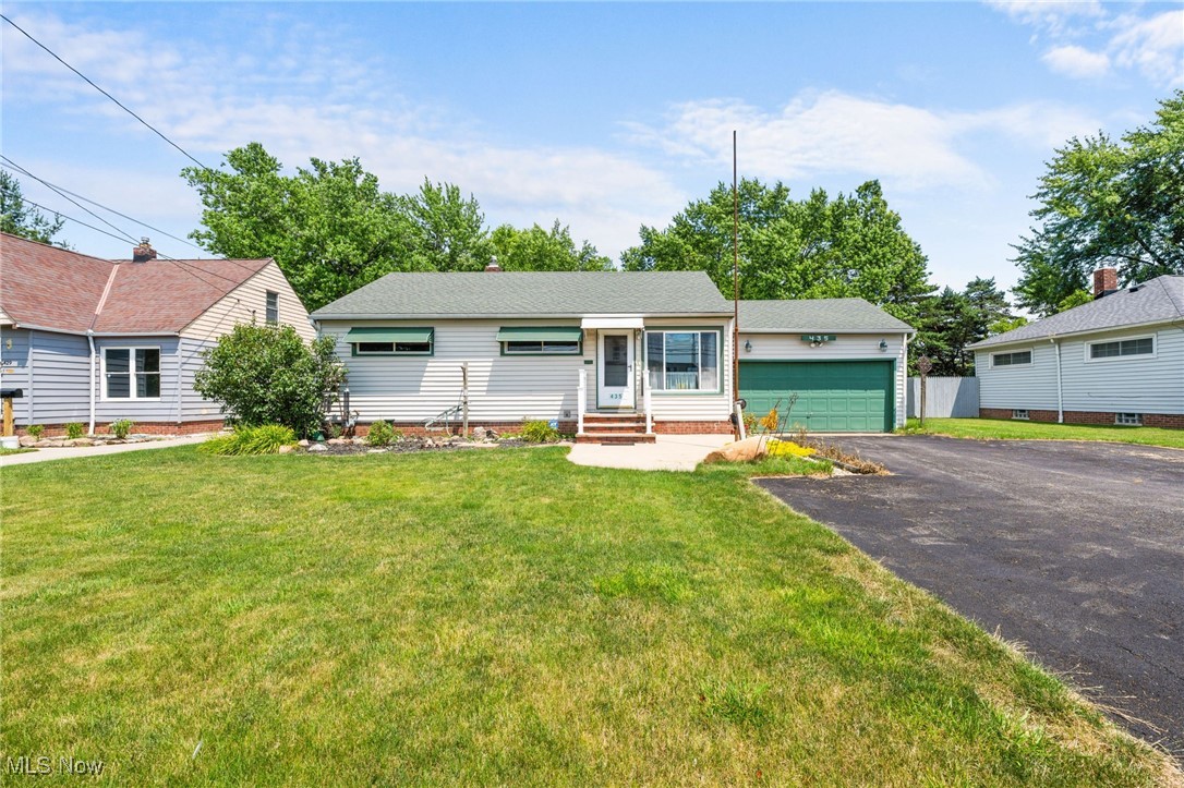 Charming ranch in the heart of Avon Lake! This adorable and well-maintained ranch is the perfect fit for a first-time home buyer or someone looking to downsize. Step inside and immediately feel the warmth and comfort of this inviting home. The main level features an open concept layout with three spacious bedrooms and a full bath. The finished basement offers incredible flexibility- use it for additional living space, home office, or even two more bedrooms! Recent updates include a waterproofed basement, a roof less than ten years old, and a new hot water tank (2020). This home is a great opportunity you won't want to miss!