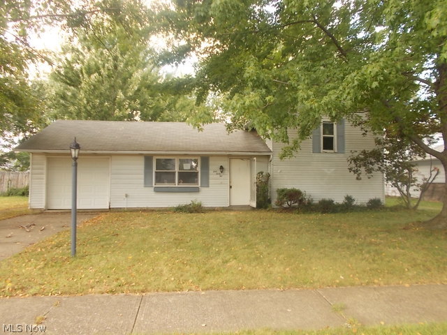 So much potential found in this 3 bedroom split level home located in the heart of Elyria! Bring your finishing plans and ideas along! Nice sized rooms. Neutral kitchen has lots of cabinets and counter space and room for everyone to gather in! Separate dining room. One car attached garage. Patio overlooking the fully fenced backyard and so much more! Being sold as-is. Call to schedule a tour today!