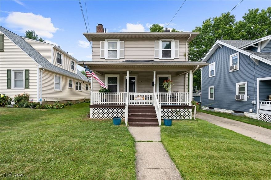 Looking for a home with room to grow? This property offers over 1,700 sq. ft. of living space! Upstairs you’ll find 4 generously sized bedrooms and a full bath featuring a new tub surround, toilet, sink, and updated flooring. On the main level, there’s a versatile bonus room that could serve as a 5th bedroom, home office, or even be converted into a convenient upstairs laundry.
The large eat-in kitchen includes charming built-ins, while the living room boasts a wood-burning fireplace and flows nicely into the dining area—perfect for gatherings. While the home could use some cosmetic updates and TLC, the solid mechanicals and layout make it a great opportunity to create your dream space. New roof in 2023, Hot Water tank was also new in 2023, Furnace 2017. The garage was rebuilt in 2017 including foundation, new siding & door.