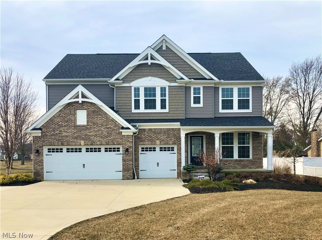 Former Drees model in Avon! Take advantage of a secluded lot within walking distance to Mcintosh Farms but without the hassle of an HOA! This like new model home boasts all of the upgrades including custom trim, crown molding, hardwood floors, and vaulted ceilings. The kitchen is a chef's dream and features white cabinets, large center island, and built in stainless steel appliances. Large bonus room upstairs, and finished basement downstairs for additional living space! Outside you have custom landscaping, sprinkler system, and a private rear deck. Don’t miss out on this special Avon home as it will not last long!