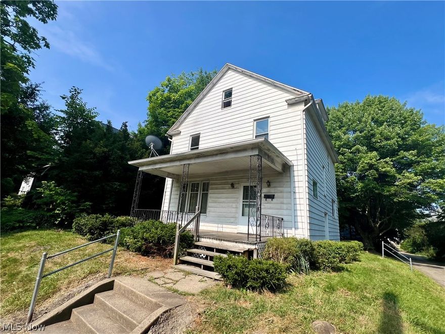 Ideal for savvy investors or DIY enthusiasts, this 3 bedroom 2-story colonial features a covered front porch and a detached two-car garage, the property boasts a large family room, dining room, and potential for a 4th bedroom in the attic. Updates include a newer furnace and roof, along with glass block windows in the basement. Whether you're considering it as a rental property or personal residence, don't miss out on the chance to transform this promising property. Schedule your showing today to explore its full potential!