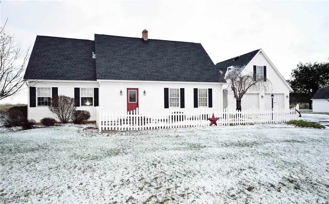 WOW! Take a look at this spacious custom-built 3BD, 2.5BA home, over 2,650SF on just over 2 acres. 1st floor owners' suite with master BA, walk-in closet & first floor laundry make one floor living possible. Step inside the front door & you're greeted by the partially open staircase on the left & spacious living room with custom brick fireplace to the right. The kitchen includes quality Amish built custom cabinetry with dovetail drawers with full extension slides, can lights, tile back-splash, perfectly sized island & comes with all kitchen appliances. Kitchen/dinning area with a built in desk area. Dining area opens to the stunning sunroom, great views of the entire backyard & features in floor radiant heat allowing enjoyment of the room all year round. Separate mudroom & half bathroom right by the garage completes 1st floor layout. 2nd floor includes 2 bedrooms, a full bathroom & a smaller office/hobby/toy room. Over-sized 2 car garage includes a 2nd staircase to the basement. Basem