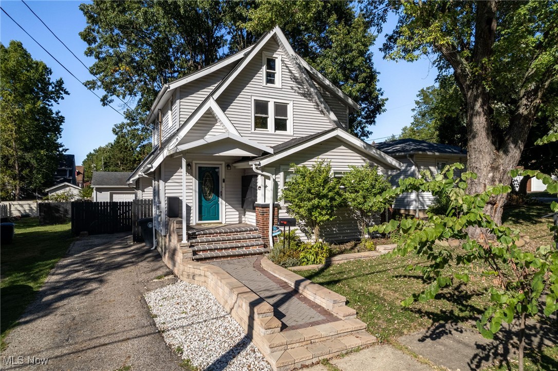 Experience the perfect blend of comfort and functionality in this well-loved home. Over 1,800 sq ft of total living space. The main house features hardwood floors throughout, a spacious master bedroom, and a cozy breakfast nook in the updated kitchen (2016), complete with modern appliances, including a newer refrigerator (2024). Enjoy the convenience of a sunroom that doubles as a home office, and a waterproofed basement with an additional family room and a full bath added in 2020. Washer and dryer purchased in 2019 will stay. The outdoor space is equally inviting, with a fully fenced yard and back deck accessible through French doors from the formal dining room. Upgrades include: roof (2018), air conditioning (2019), all waterlines (2016), furnace (2016), upstairs bathroom fixtures (2016), waterlines throughout (2016), a masonry entryway (2023). 600 square feet 2.5 car garage makes this home is a must see for those seeking both space and all included amenities. Freshly painted and move-in ready.