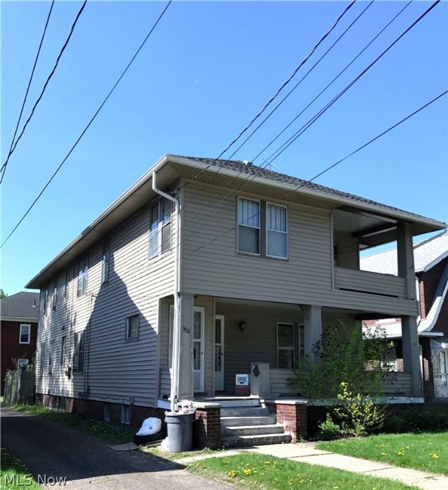 Great investment opportunity! Spacious duplex with separate utilities (owner pays water, sewer trash), both units have decorative fireplaces, upper unit has a balcony and lower level has a porch. Equipped with half a basement for storage, and a two car garage. Currently Unit #01 is occupied at $675.00 per month on a month to month lease. 
Don't miss out in this one!