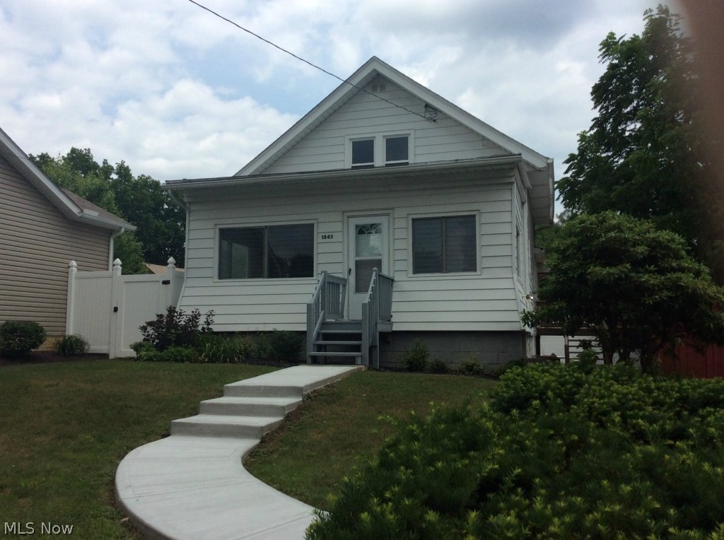 Charming Cape Cod in the wonderful city of Cuyahoga Falls. This home has been freshly painted and has new carpet installed throughout. Beautiful laminate hardwood floors line the kitchen and dinning room. A large living room, full bathroom and bedroom completes the first floor. The second floor is home to the master bedroom and third bedroom. There are newer windows throughout. Outside features a freshly poured concrete sidewalk leading to the front porch as well as new gravel in the driveway. Call today to check out this move in ready home and schedule your private showing.
