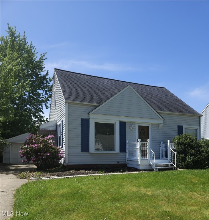 New cape available in Cuyahoga Falls. Two bedrooms (one on 1st floor) and 2 bathrooms. Large kitchen with plenty of storage opens to the dining room. French door reveals a sunroom with access to the partially fenced in yard. First floor laundry. Unfinished basement. 1 car detached garage. Pets permitted: $35/pet/month, $250 non-refundable pet deposit. No smoking. Tenants are responsible for utilities, yard work and snow removal. All adult applicants must apply online for credit, background, eviction history. $50 non-refundable application fee per adult applicant. Employment is verified. No third party applications permitted. All Keller Williams Property Management residents are enrolled in the Resident Benefits Package (RBP). More details upon application. Please contact the listing agent for requirements prior to applying and details regarding the RBP.