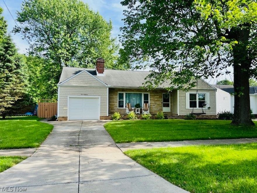 Welcome home to this beautiful and spacious ranch in Bedford. This home features two large bedrooms, an updated kitchen and fenced in backyard. Enjoy summer on the beautiful stamped concrete patio. Schedule your showing today!