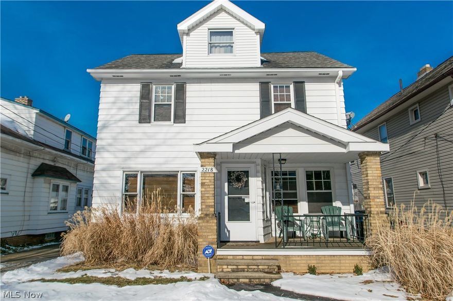 This charming 3 bedroom 1.5 bath Old Brooklyn colonial is updated and move in ready.  Character throughout with beautiful built-ins and natural woodwork in the dining room, gorgeous custom cabinetry and crown molding in the kitchen.  Upstairs you will find 3 generous sized bedrooms & a recently renovated full bathroom. The walk up attic has plenty of storage and the partially finished basement features Nature Stone flooring and a half bath.  Outside you'll find a fully fenced in yard with a stone patio and an oversized, 2 car garage.  A newer roof, windows and updated electrical complete this wonderful home.