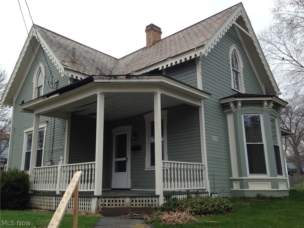 This 1860 Century 2 story home has 2 bedroom and full bath on second floor and 1 bedroom with 1/2 bath on the first floor. Updated kitchen, large living room with gas fireplace. Lots of character in this century home. Situated on a large corner lot.
