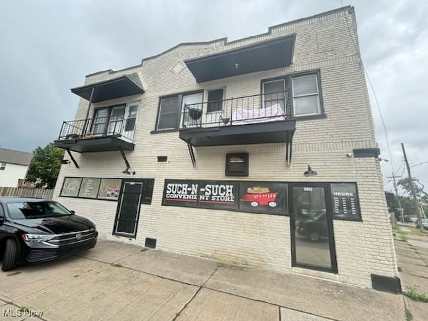 Amazing opportunity!!! Mixed use building with 2 apartments and 2 Storefronts. Come and put the finishing touches on this Gem and have huge upside instant equity. The two store fronts are designed for a beverage store and Salon suits while the apartments boasts 3 Bedrooms each. Roof is 5 years old and the exterior was painted in 2025. Finished basement for more possible income.