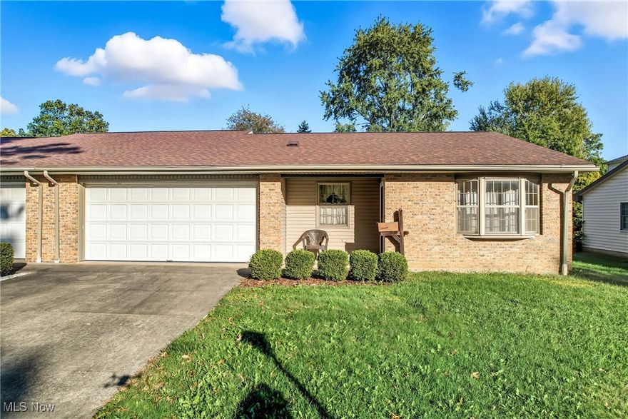Move-In Ready - Desirable SE Location  - Easy One Floor Living!  Welcome to 966 Park Ave. featuring a large Living Room with cathedral ceiling & bay window, Eat-in Kitchen with oak cabinets, newer: range, dishwasher, counter tops, recessed lighting & flooring. Master BD with walk-in closet & Master Bath (shower stall), BD 2 has oversized double closet, Full bath with tub/shower & laundry (washer & dryer stay).  There is also an enclosed back porch for entertaining or relaxing + patio for outside enjoyment! 2-car garage, newer roof, HWT & LR carpet.  Close to shopping, restaurants & hospital.