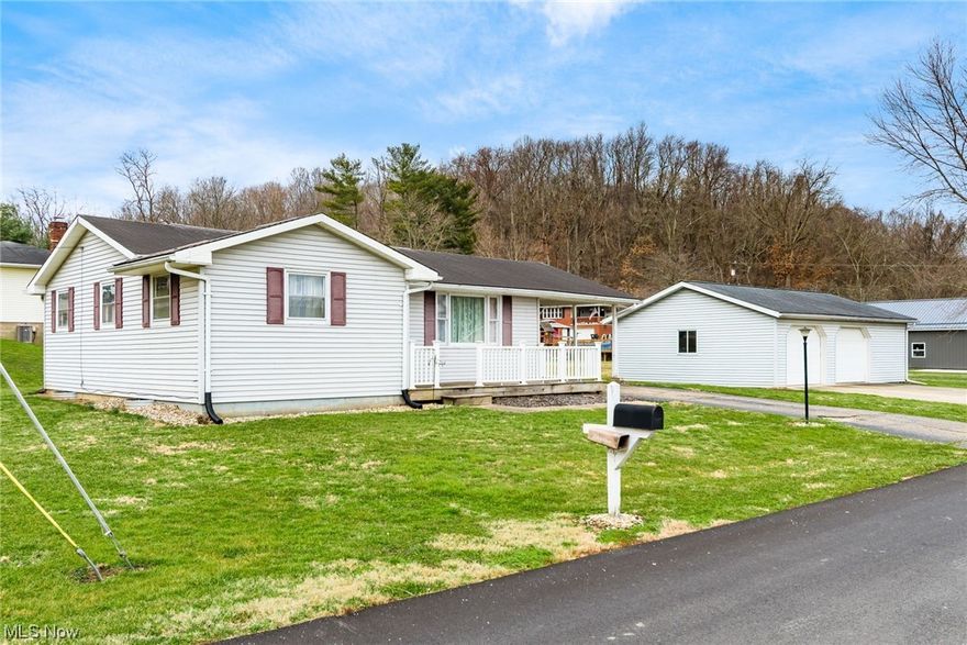 Absolutely darling ranch home located in Dresden on a low traffic street! Move in ready with 3BR, nice paint colors, and hardwood flooring. Low maintenance lot and detached 2+ car garage and attached carport. Perfect home for those looking to downsize or ready to purchase their first home!  Will sell fast!