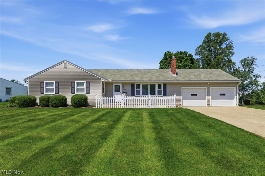 Move-in ready ranch in a prime location, close to parks and schools! This well-maintained, newly refreshed 3-bedroom home has so much to offer. The picket fence and front door lead to a spacious living room with fireplace, separate dining room, light-filled family room and roomy kitchen with breakfast bar.  There is a ½ bath off the kitchen and great storage. Downstairs has plenty of living space, with a recreation room with fireplace, dry bar, bonus room, half-bath, separate shower, storage and laundry. The 2-car garage has a stone floor and leads to the enclosed porch complete with swing overlooking the beautiful backyard. All new carpet and flooring throughout!  All appliances stay too!
